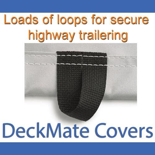14' - 16' Pontoon Boat Cover 600D Polyester D4051
