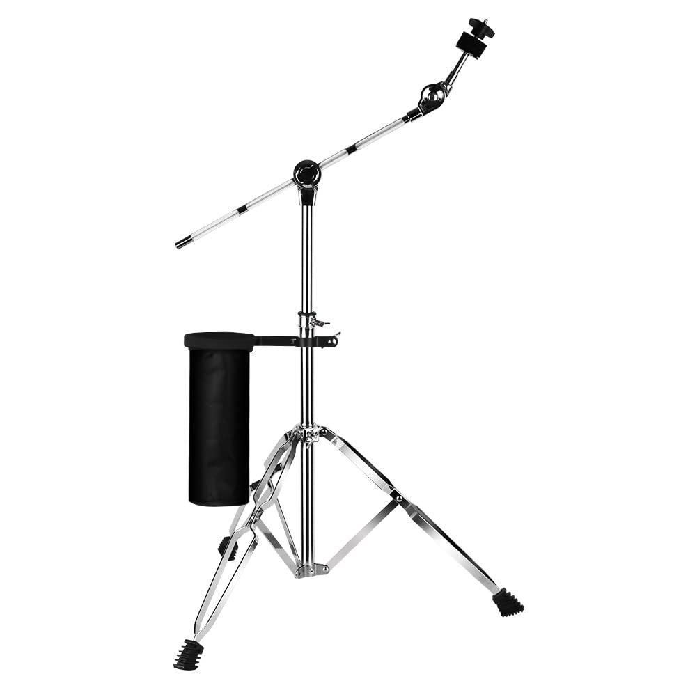 Adjustable Boom and Straight Cymbal Stand with Drum Sticks Holder Y1207