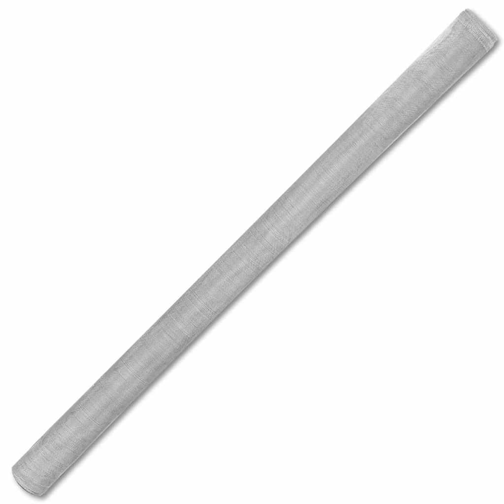 Aluminum Mesh 39.4x196.9 Inches Silver Y3905