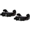 Black Backless Belt-Positioning Booster Car Seat D563