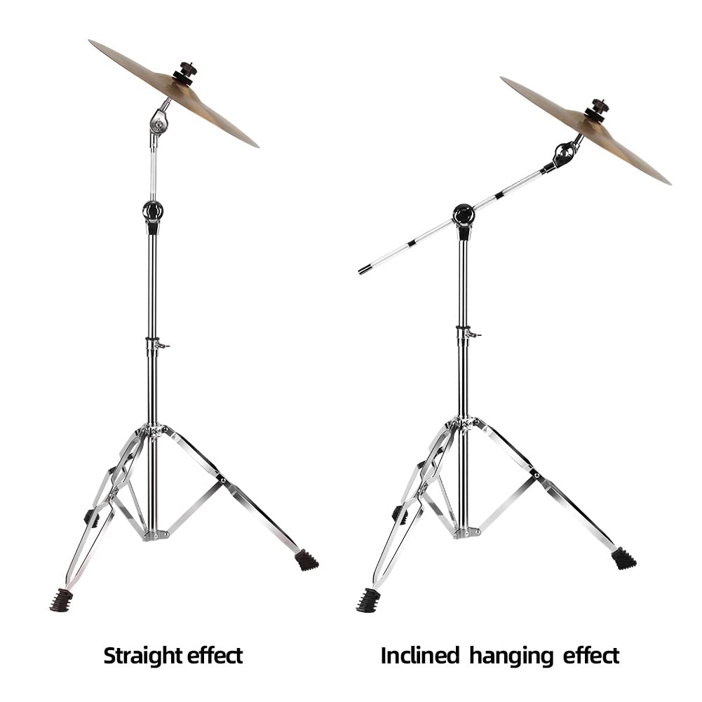 Adjustable Boom and Straight Cymbal Stand with Drum Sticks Holder Y1207