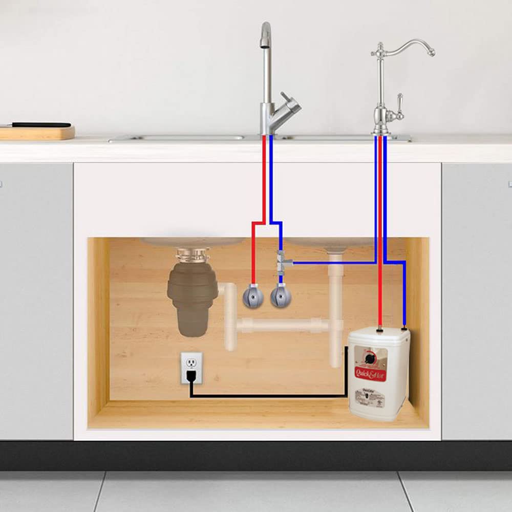 9" 1-Handle Hot Water Dispenser Faucet with Heating Tank, Oil Rubbed Bronze M561329