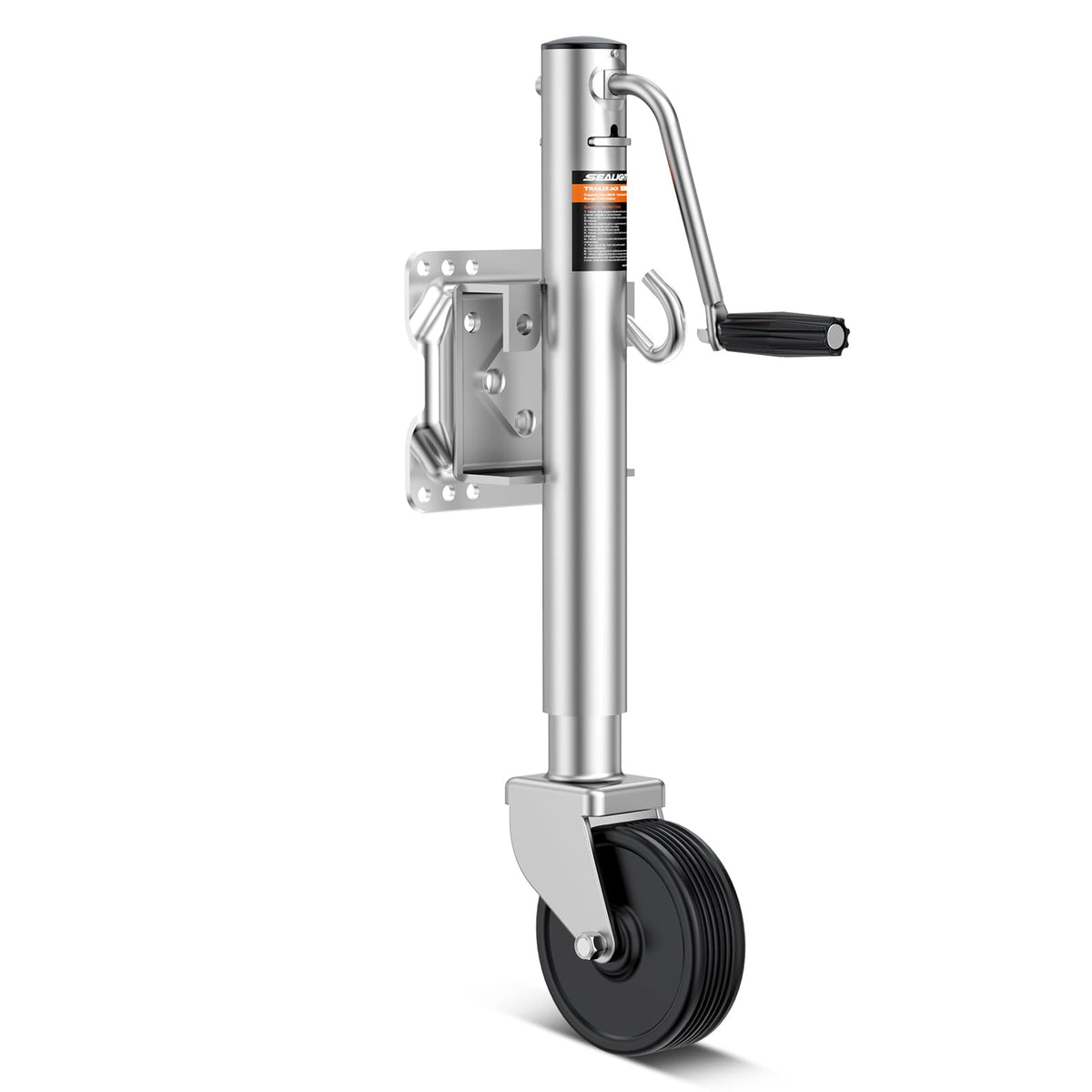 1200 lbs Galvanized Steel Trailer Jack with Wheel A725189