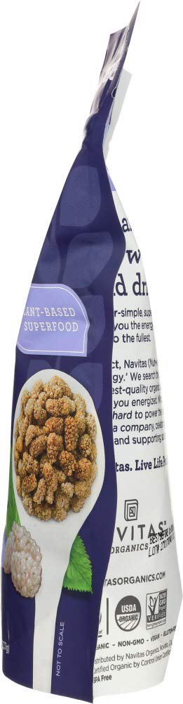 Organic Sun-Dried White Mulberries 8 oz Pack of 3 R5164