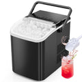 Portable Countertop Ice Maker with Scoop and Basket, 26.5lbs, Coal Black G76610