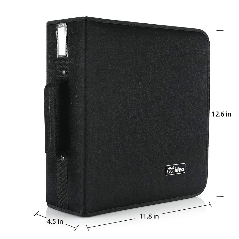 264 Capacity CD Case Storage Holder (Black) Z596