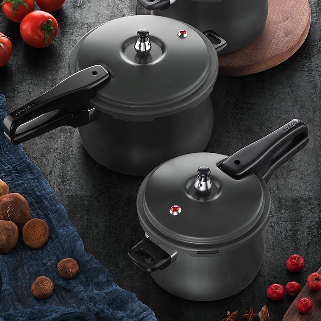 Black 3L Stainless Steel Pressure Cooker D2909