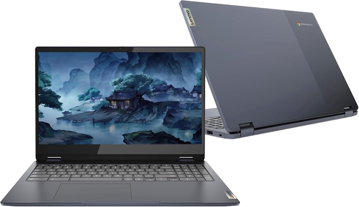 15.6" FHD Touchscreen 2-in-1 Chromebook Laptop, Intel i3, 4GB RAM, 64GB, Grey Z973