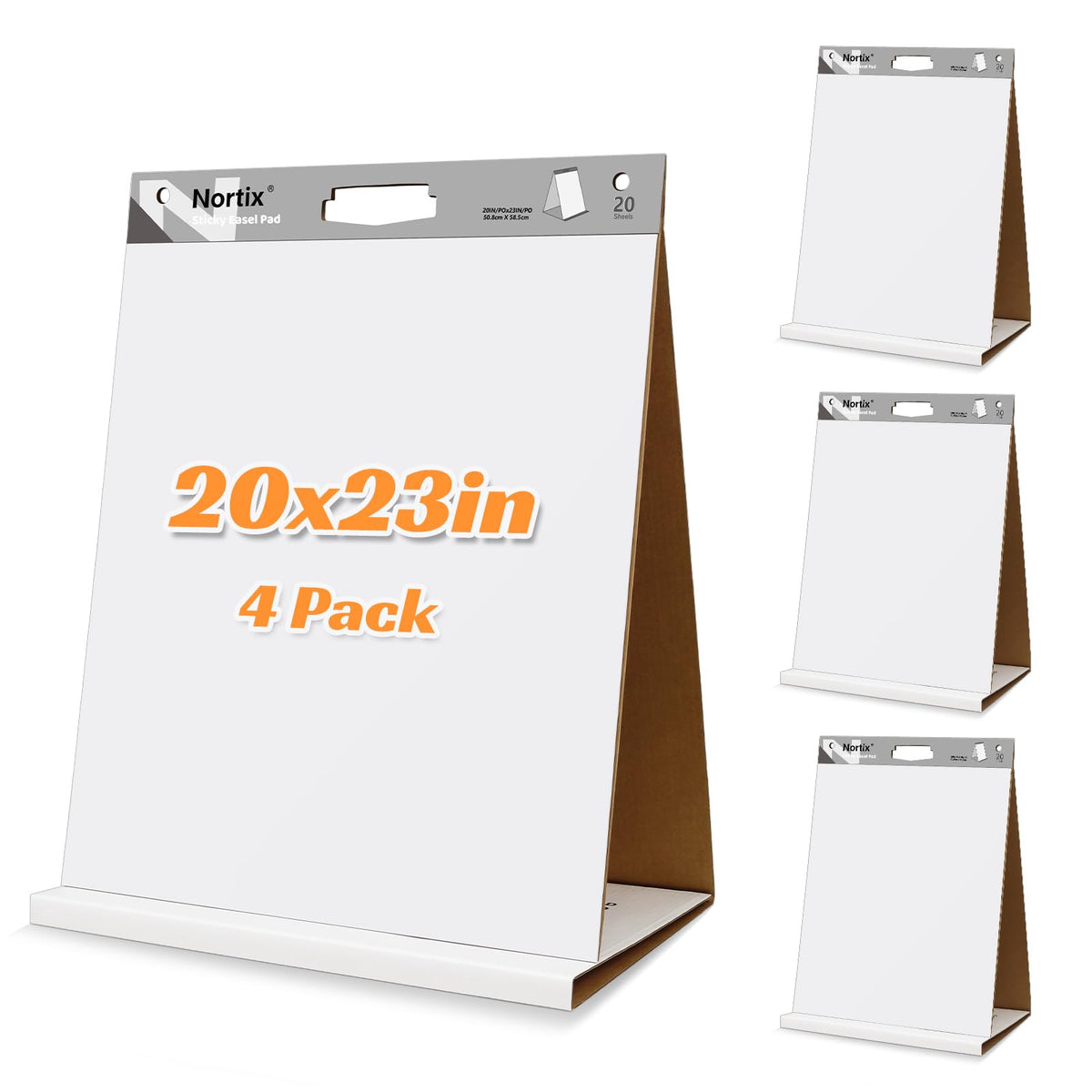 Sticky Easel Pads 20x23 Inches 20 Sheets 4 Pads A268308