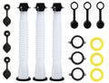 Gas Can Spout Replacement with Gasket, Stopper, Collar Caps and Vent Caps, Pack of 3 K244015