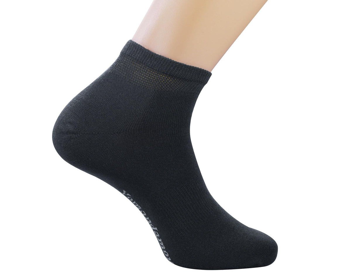 Men's 5-Pack Diabetic Low Cut Socks with Arch Support X49480