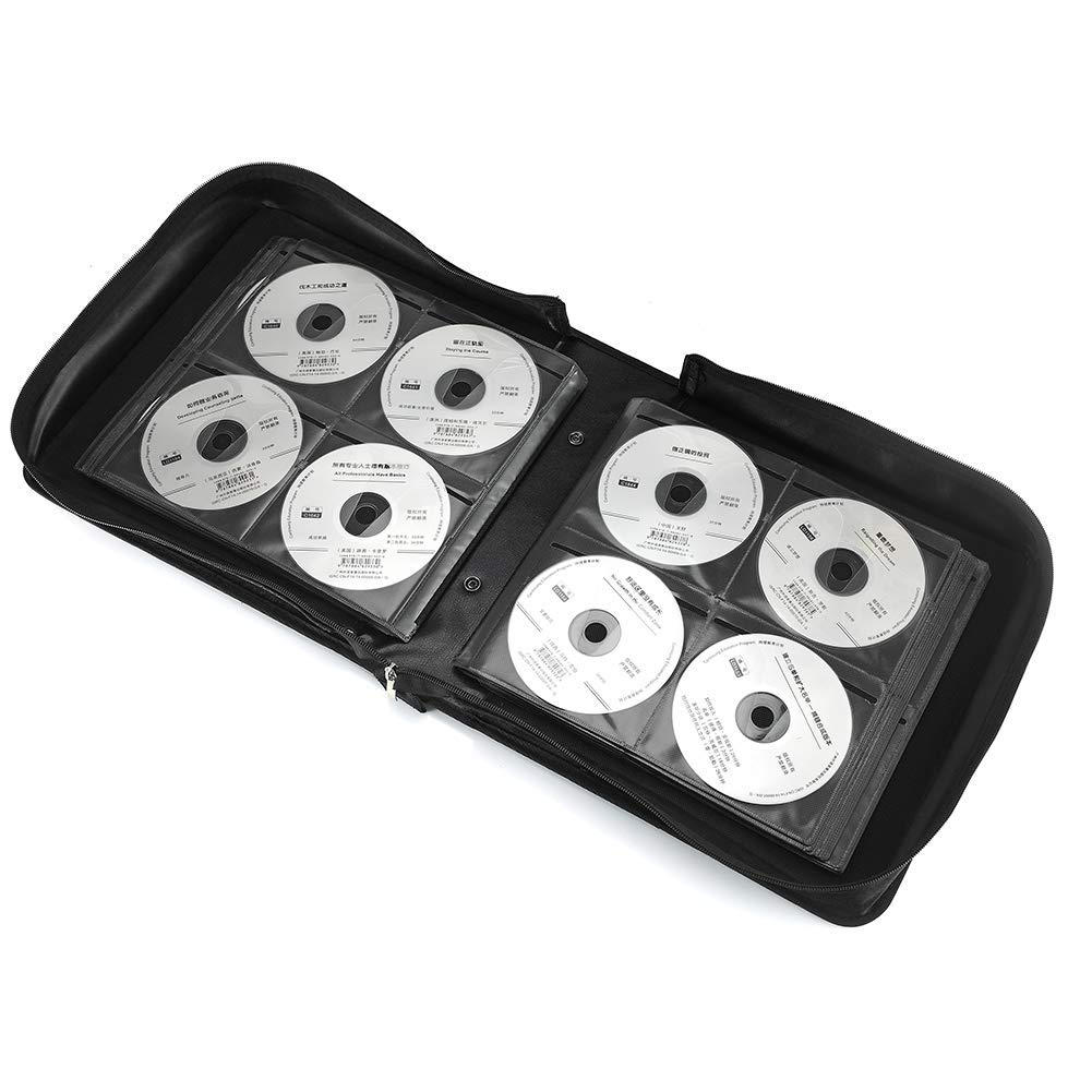 264 Capacity CD Case Storage Holder (Black) Z596