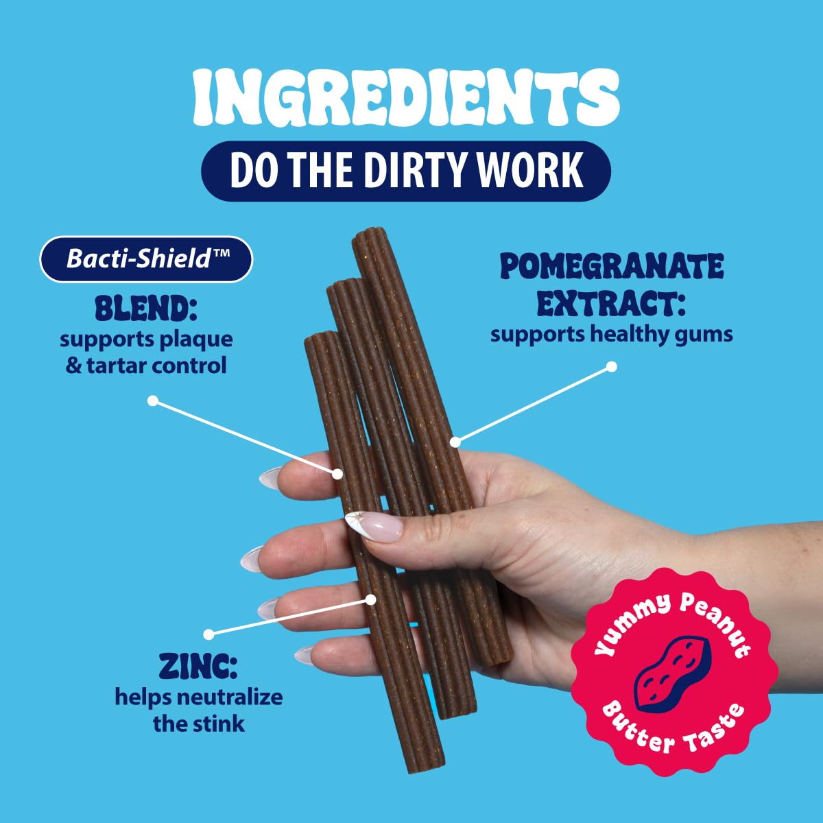 15 Ct Dental Treat Sticks for Large Dogs L701656