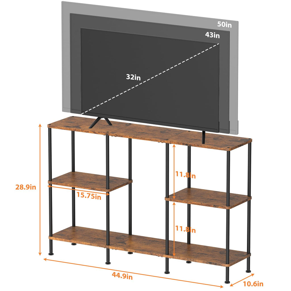Tall 3 Tier TV Stand with Storage M907401
