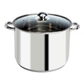 Stainless Steel 8-Quart Stock Pot with Glass Lid D4237