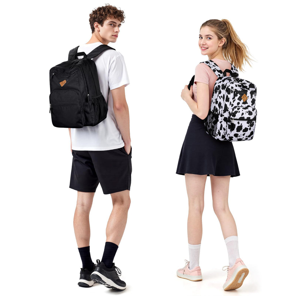 Black 26L Water Resistant Backpack W3372