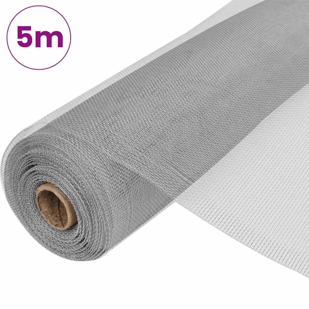 Aluminum Mesh 39.4x196.9 Inches Silver Y3905