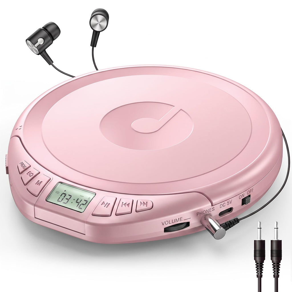 Portable CD Player with Earphones U9141