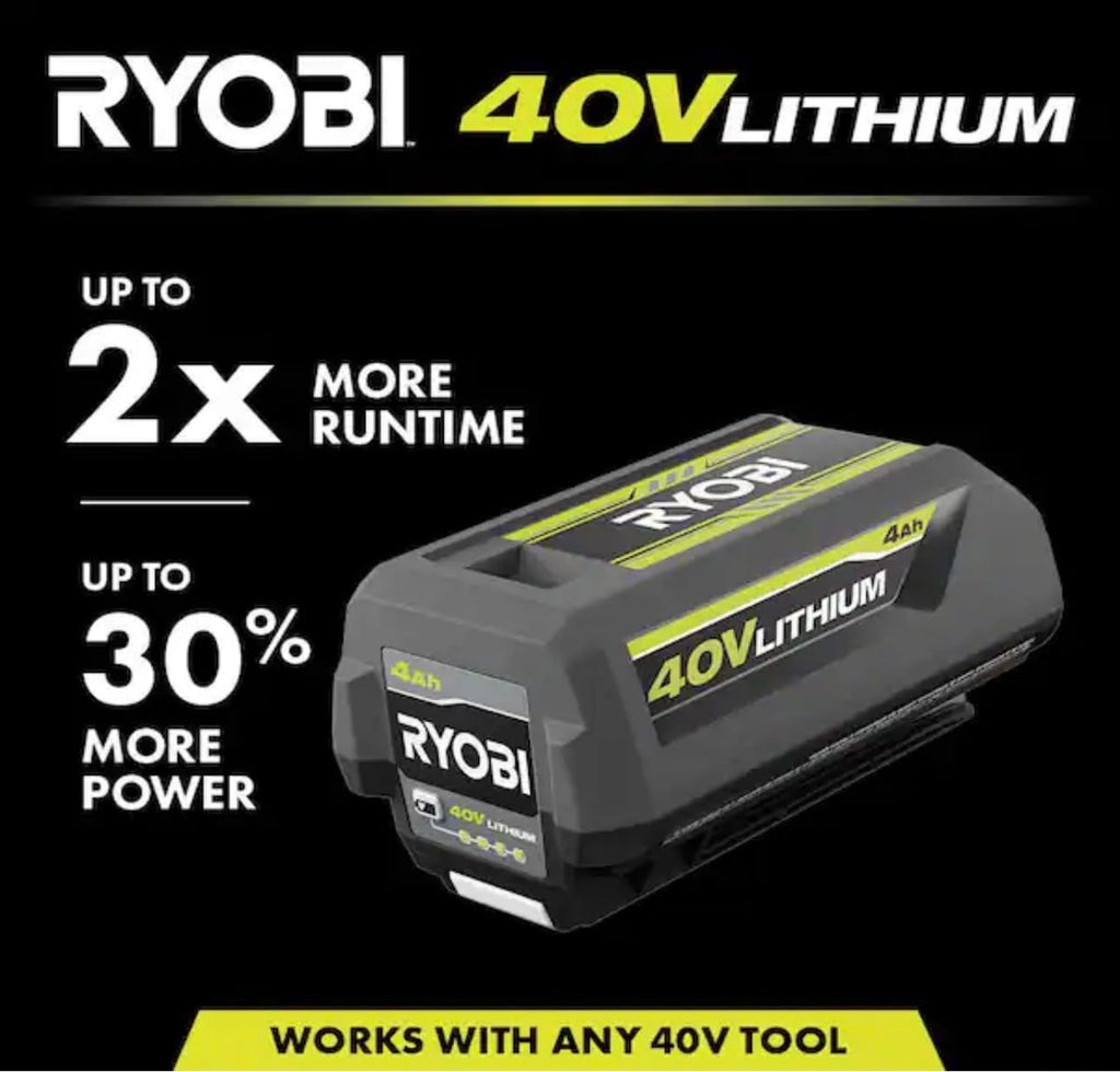40V Lithium-ION 4.0 AH Battery and Charger Y280