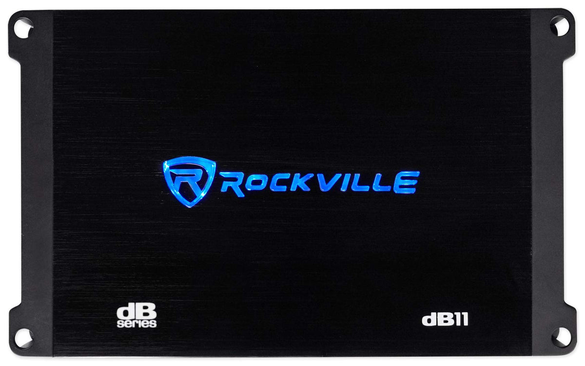 Dual 8" Loaded Car Subwoofer Enclosure with Amp B8821