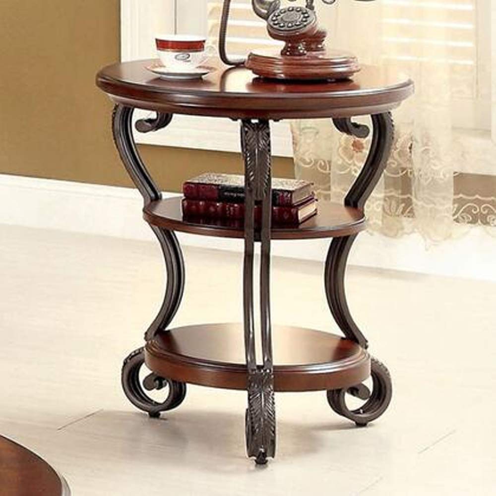 Brown Cherry End Side Nesting Tables L799678