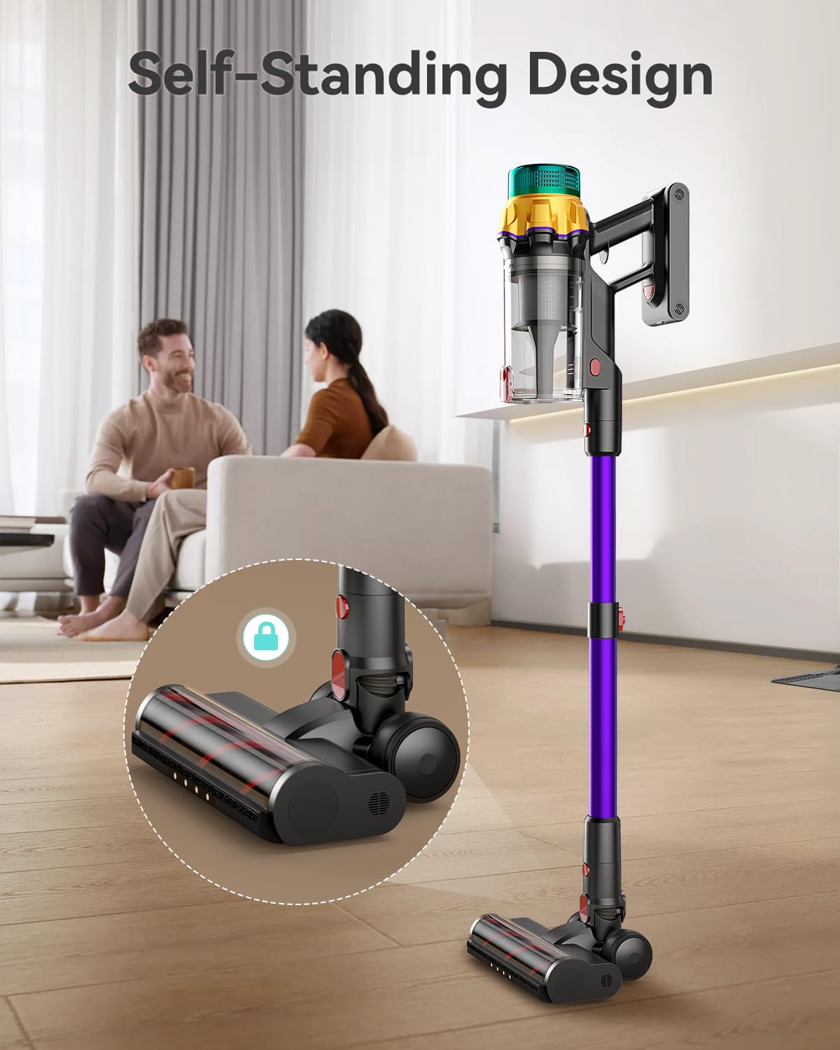 Cordless Stick Vacuum Cleaner 650W 60KPA K863577