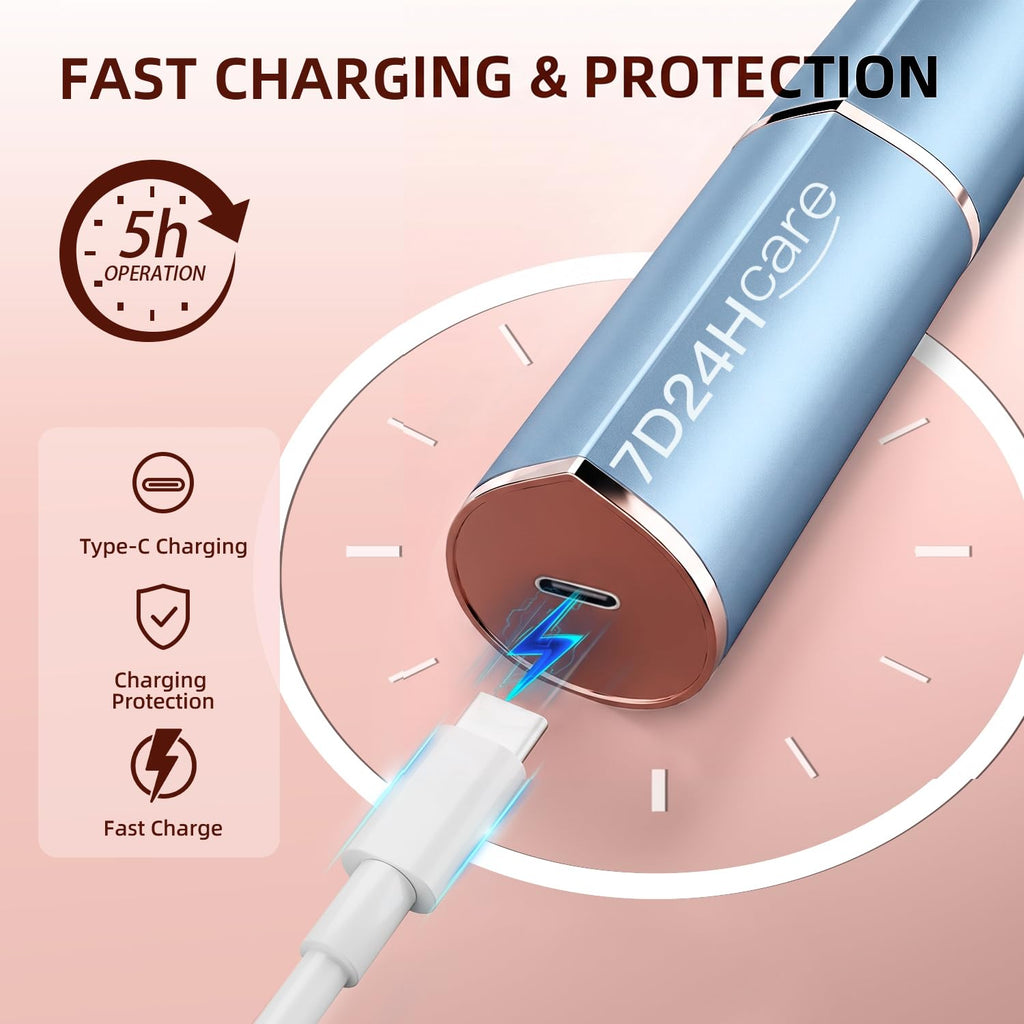2-Pack Electric Rechargeable Facial Hair Remover H41708