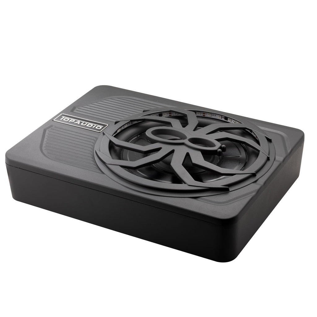 10" Inch Low Profile Underseat Car Subwoofer with Built in Amplifier D236