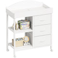 White 3 Drawer 2 Shelf Changing Table I17230