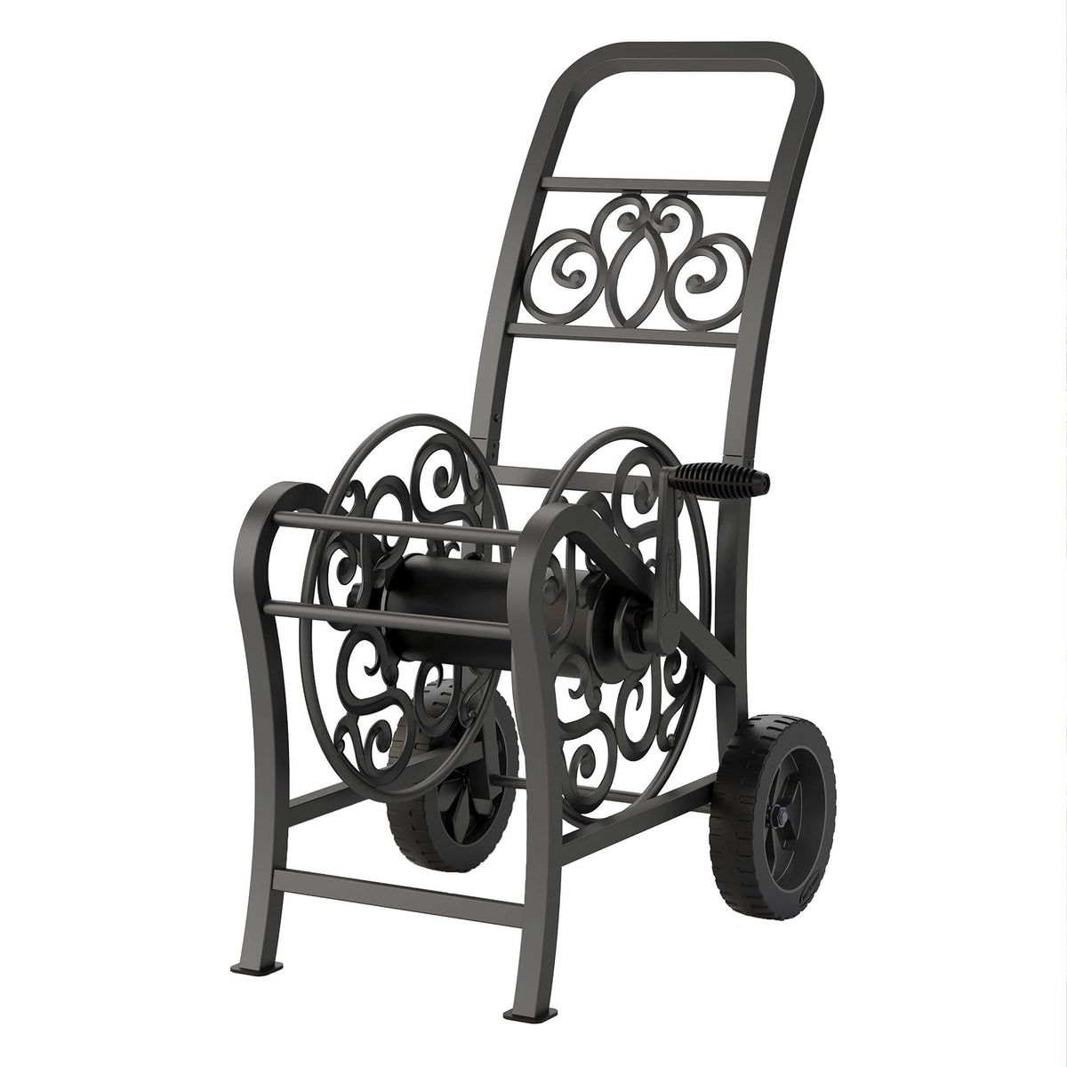 Metal 150' Hose Cart with Flat-Free Wheels Q862