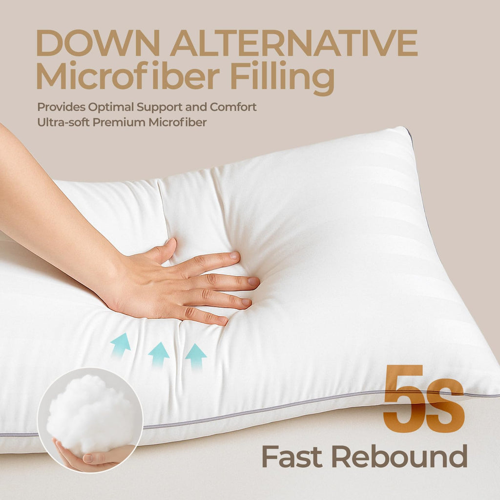 King Size Down Alternative Pillows Set of 2 L873140