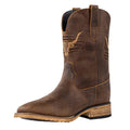 Cowboy Boots Wide Square Toe Slip Resist R5476