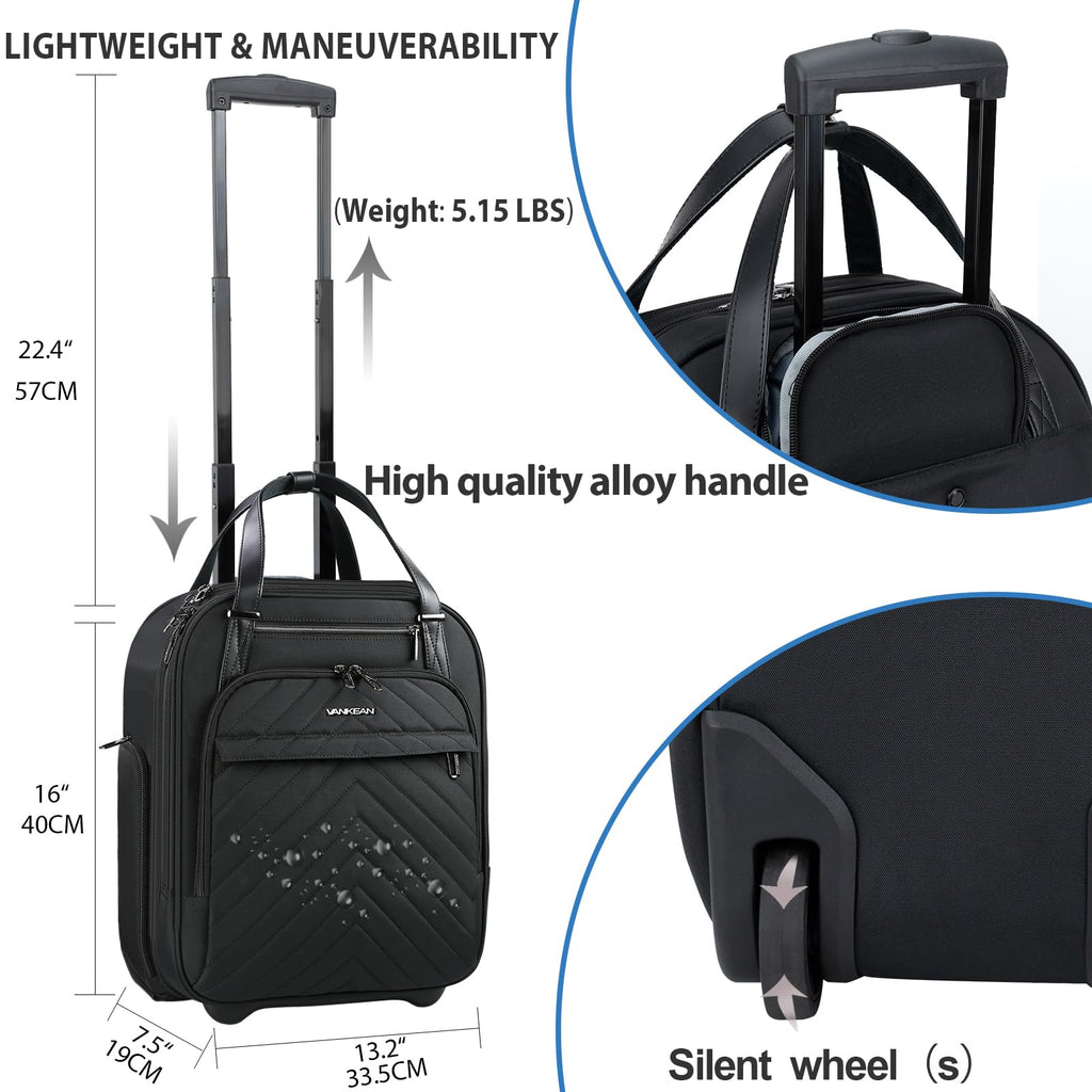 16" Underseat Rolling Lightweight Suitcase Y465733