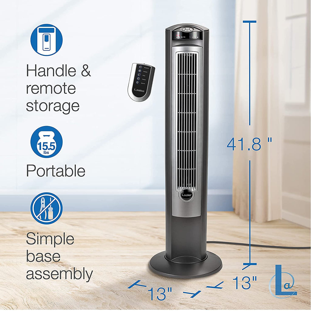 Oscillating Tower Fan with Remote H39250