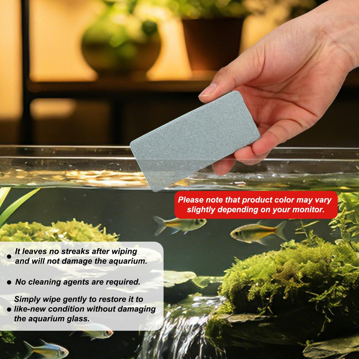 Aquarium Cleaning Tools Kit with Sponge Scrubbers and Brushes T977