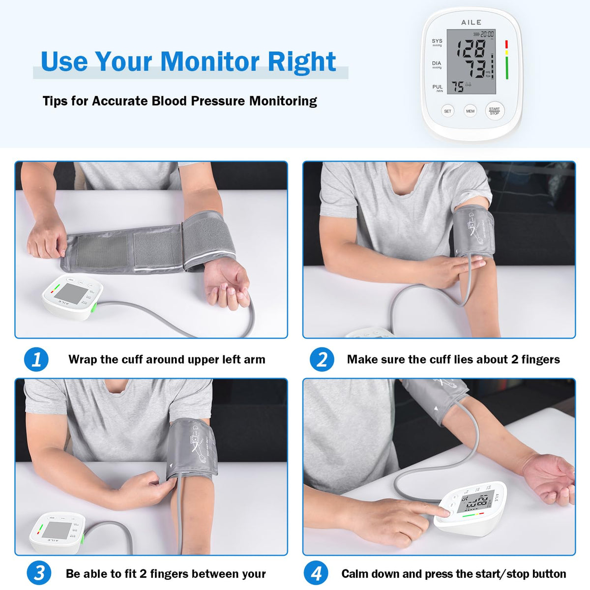 FDA Cleared Blood Pressure Monitor F5293