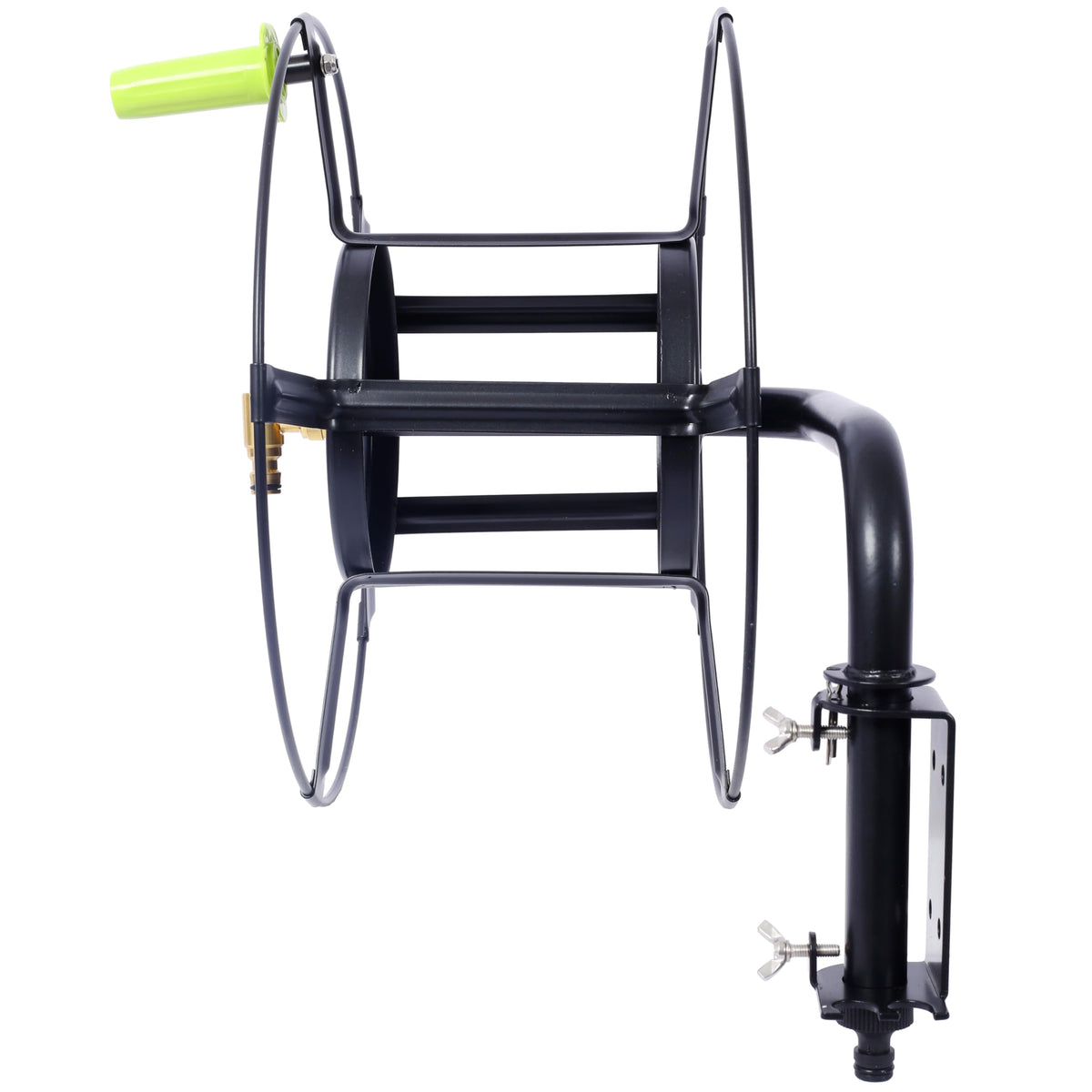 Black Heavy Duty Steel Swivel Hose Reel E1140