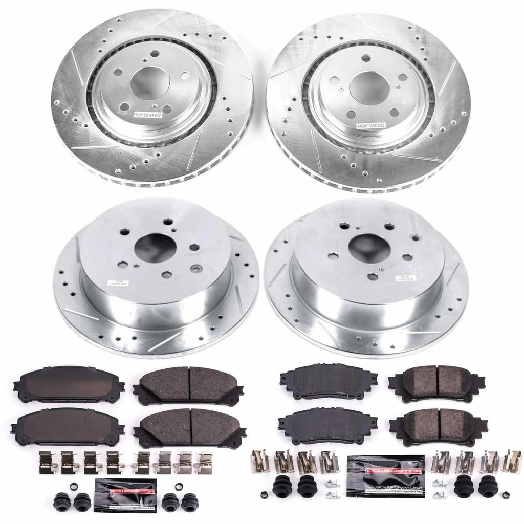 Brake Pad & Rotor Kit Front & Rear L8749