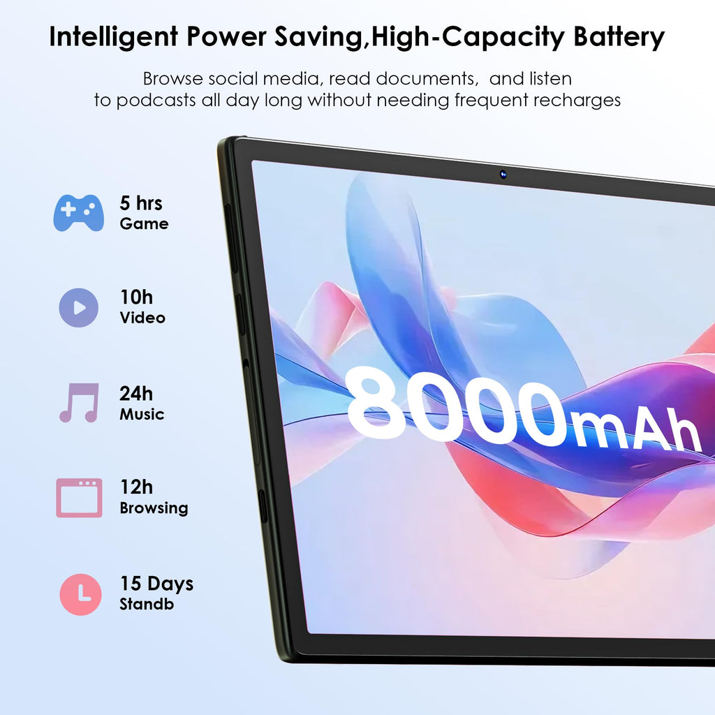 Android 15 Tablet 10.1 inch with Drop-proof Case Z480699