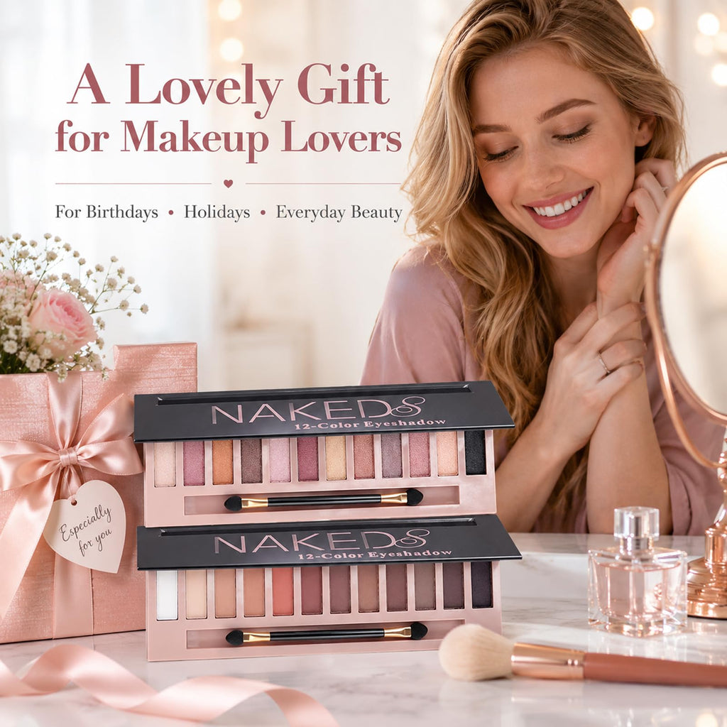 2 Pack Shimmer & Matte Eyeshadow Palette E908460