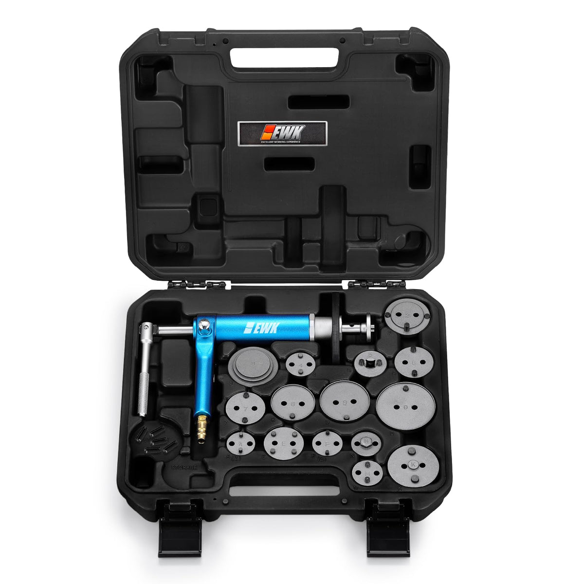 16-Piece Pneumatic Brake Caliper Tool Kit H166