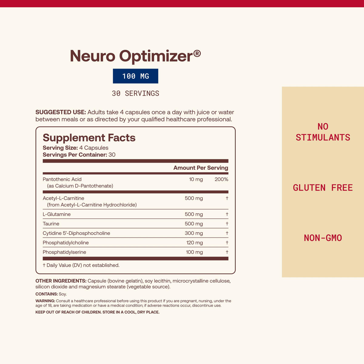 120 Capsules Neuro-Nutrient I94235