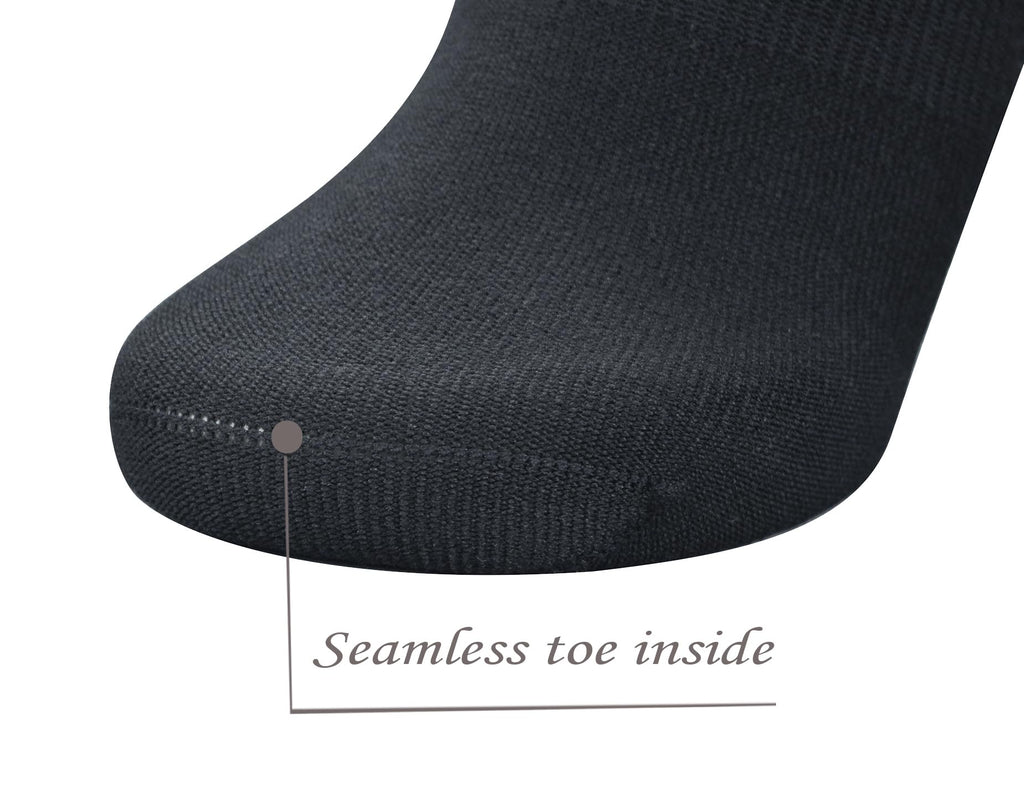 Men's 5-Pack Diabetic Low Cut Socks with Arch Support X49480