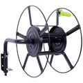 Black Heavy Duty Steel Swivel Hose Reel E1140