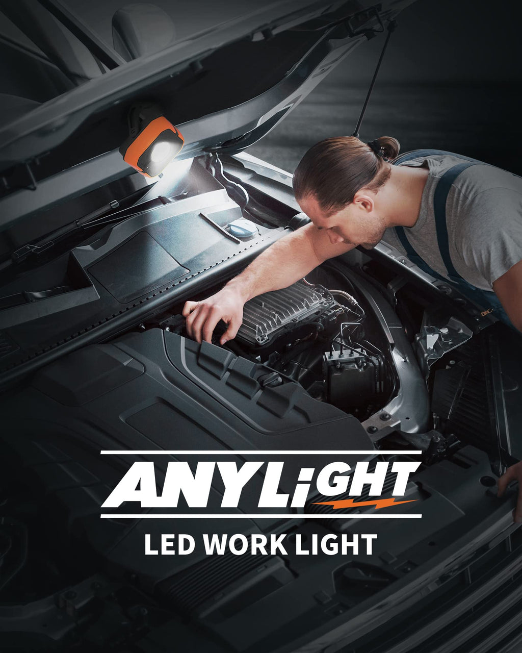 Rechargeable 4 Modes 1200LM Magnetic Work Light A6092