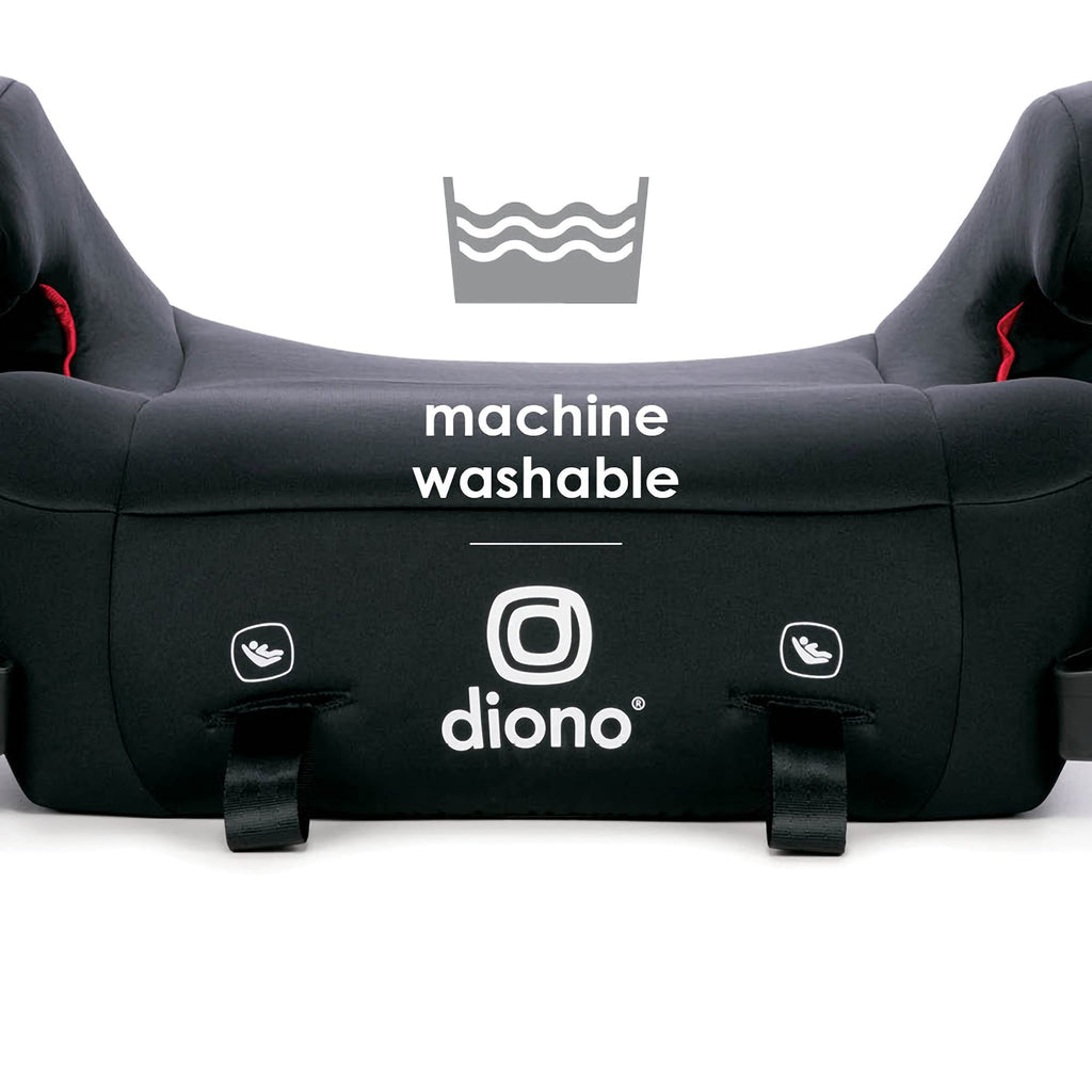 Black Backless Belt-Positioning Booster Car Seat D563