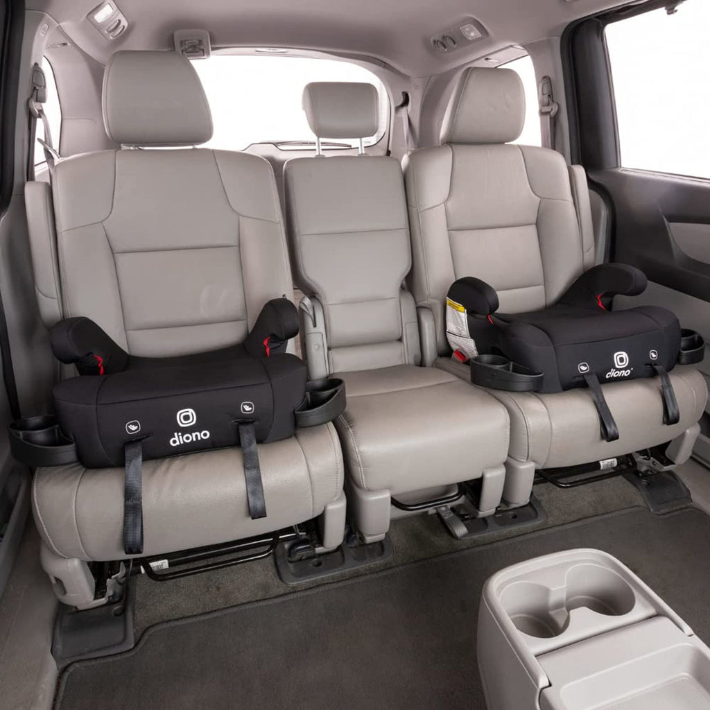 Black Backless Belt-Positioning Booster Car Seat D563