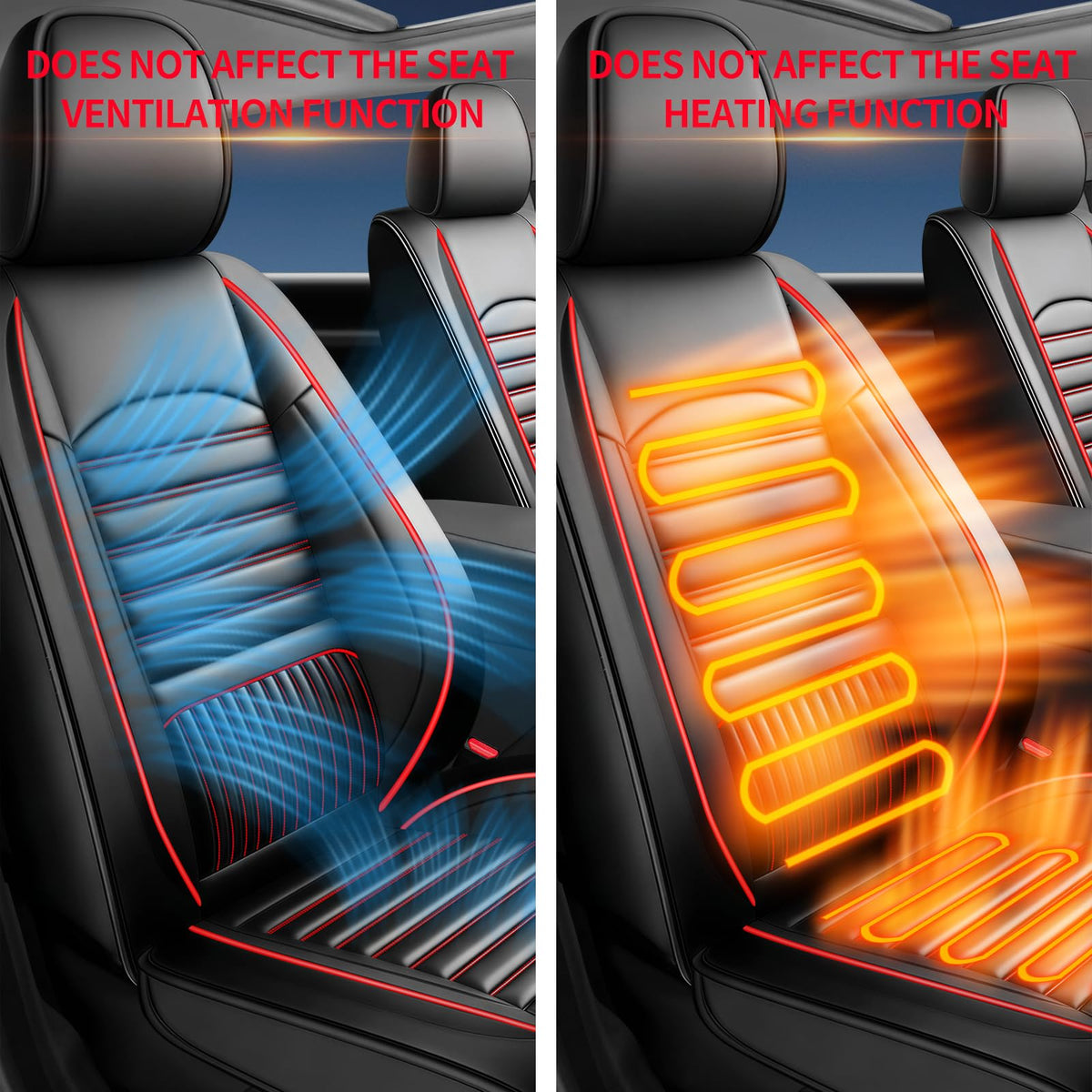 Car Seat Covers Full Set 5 Seat P398