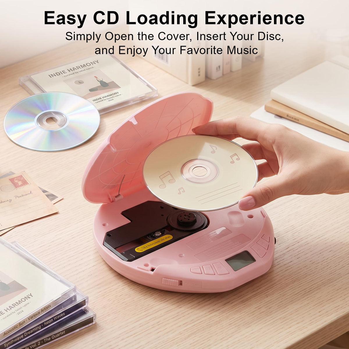 Portable CD Player with Earphones U9141