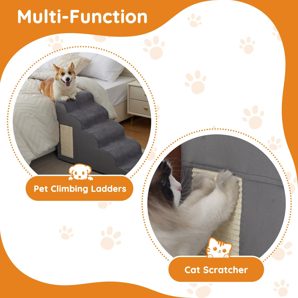 Dog Stairs 2-Step Grey O126441